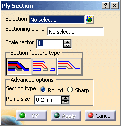 catia v5 section view